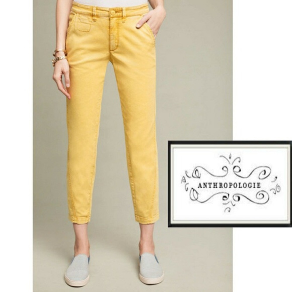 Anthropologie Relaxed fit Chino Size 27 NWT
